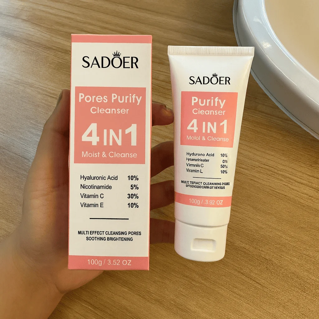 Cleanser Purificator 4 în 1, SADOER, 100 g - imagine 2