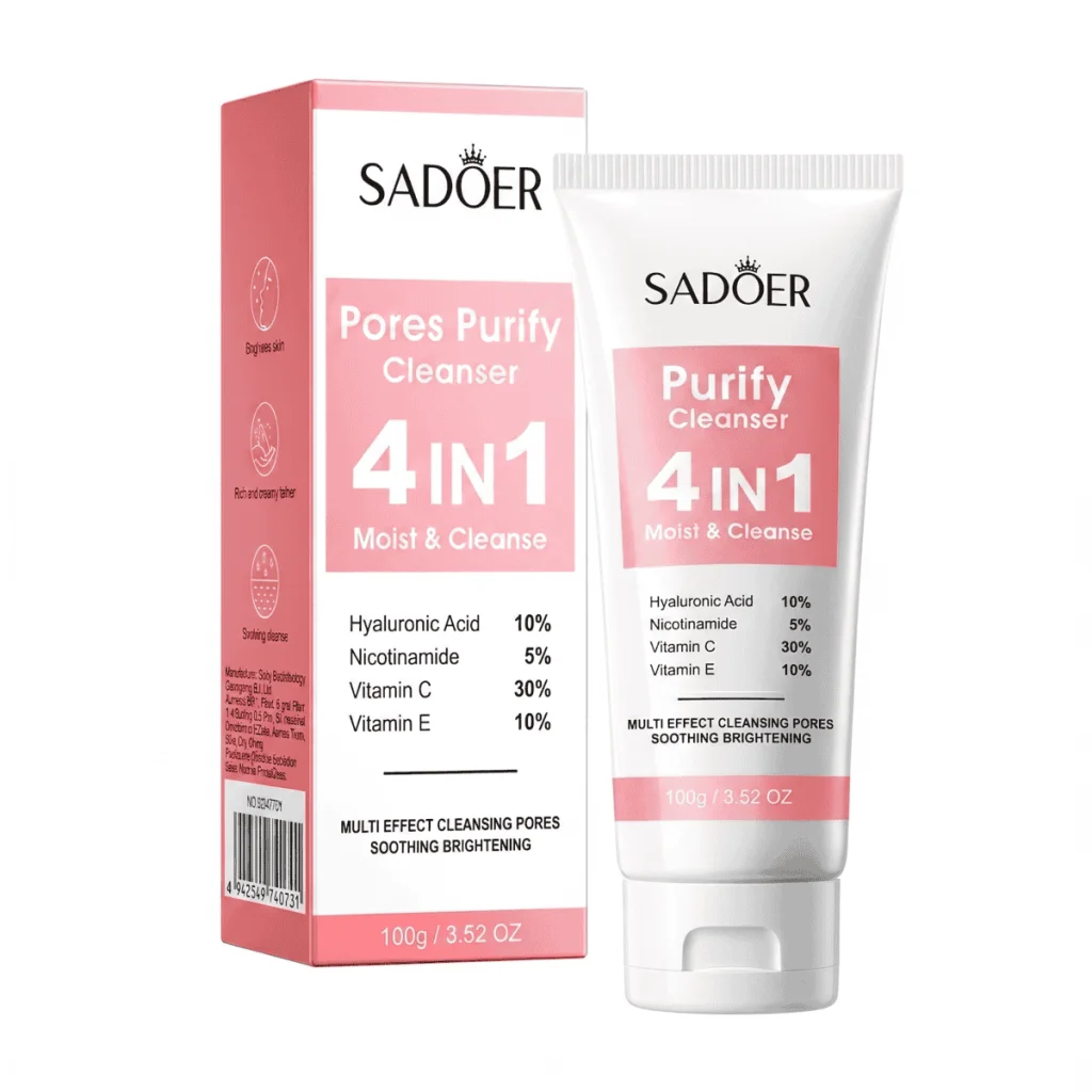 Cleanser Purificator 4 în 1, SADOER, 100 g