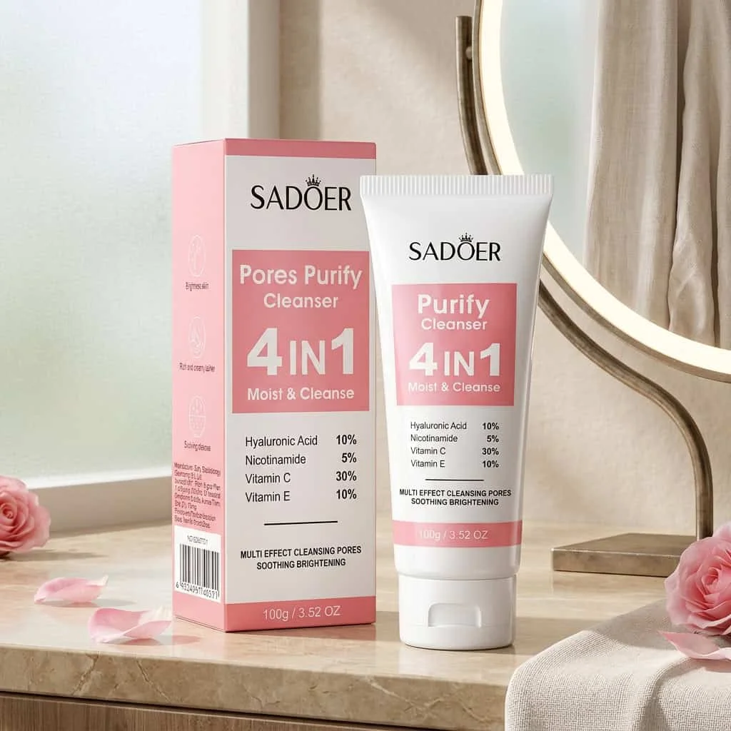Cleanser Purificator 4 în 1, SADOER, 100 g - imagine 4