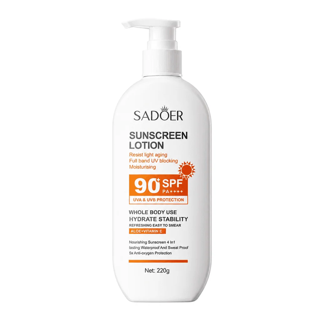 Cremă cu protecție solară, SPF 90+, SADOER, 220g