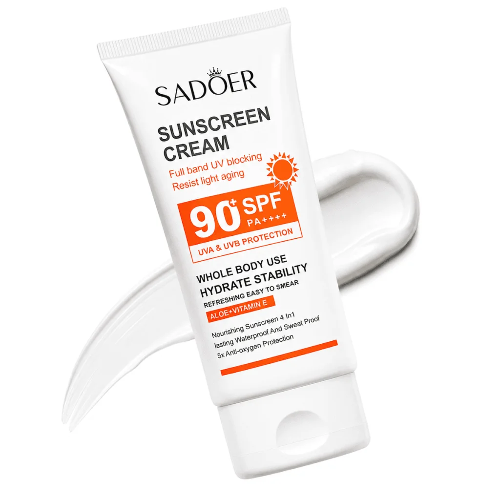 Cremă cu protecție solară, SPF 90, SADOER, 90g - imagine 2