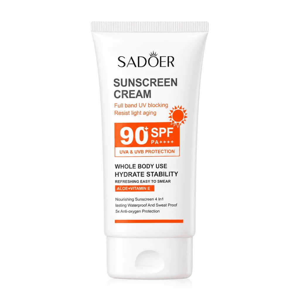 Cremă cu protecție solară, SPF 90, SADOER, 90g