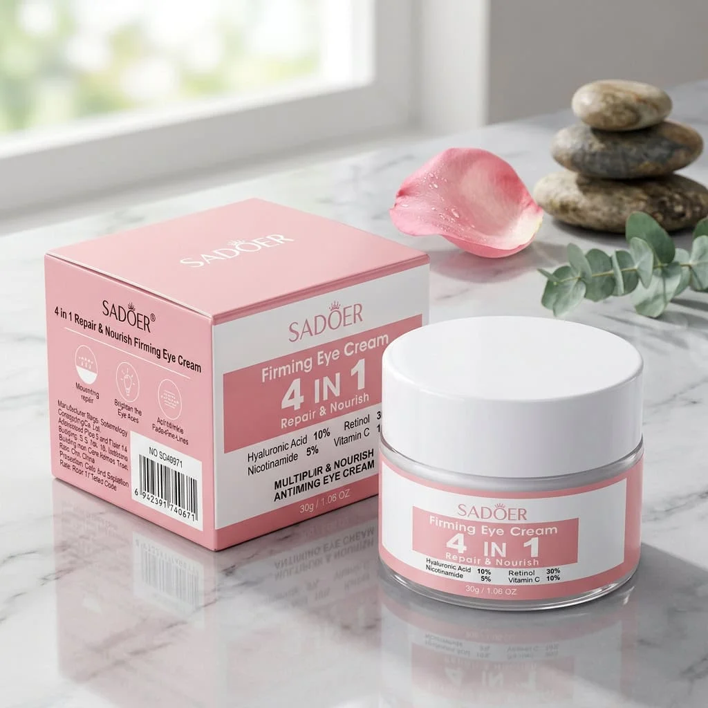 Cremă de Ochi Fermitate 4 în 1, SADOER, 30 g - imagine 4