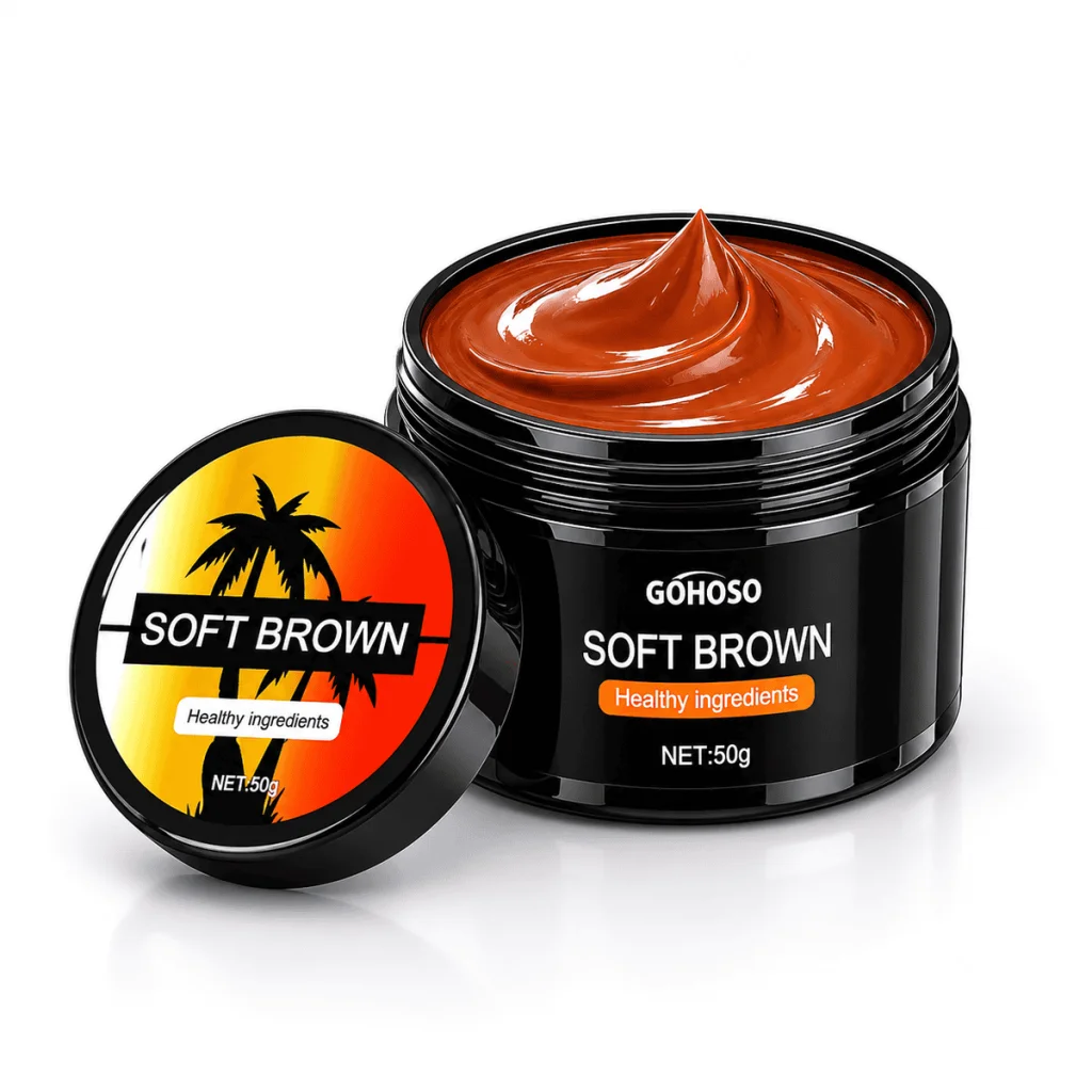 Cremă de bronzare, Soft Brown, cu ingrediente naturale, 50g