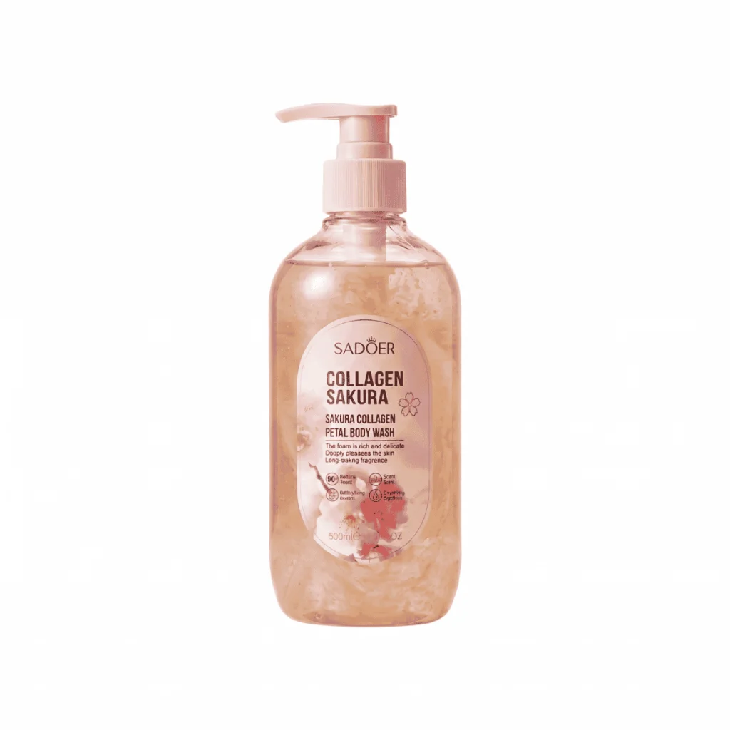 Gel de Duș Sakura Collagen Petal, SADOER, 500 ml
