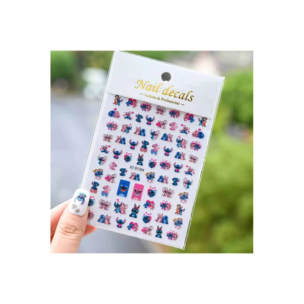 Nail Stickers, Adorable Character Hello Kitty - imagine 2