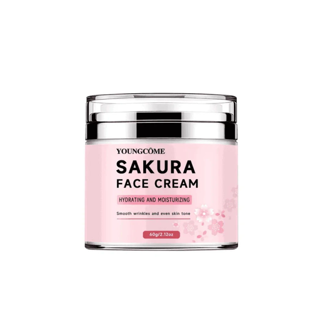 Pachet hidratare ten - Cremă lapte și piersică + Cremă față Sakura - imagine 7