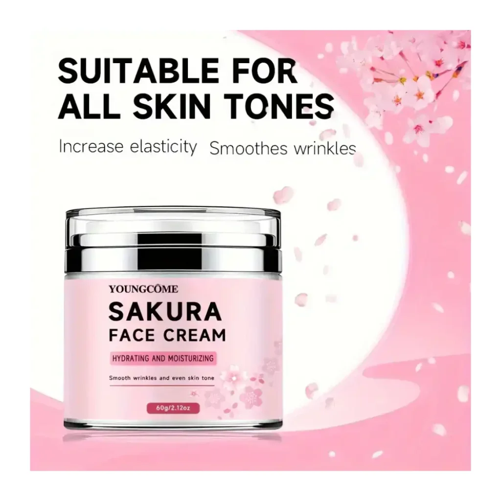 Pachet hidratare ten - Cremă lapte și piersică + Cremă față Sakura - imagine 8