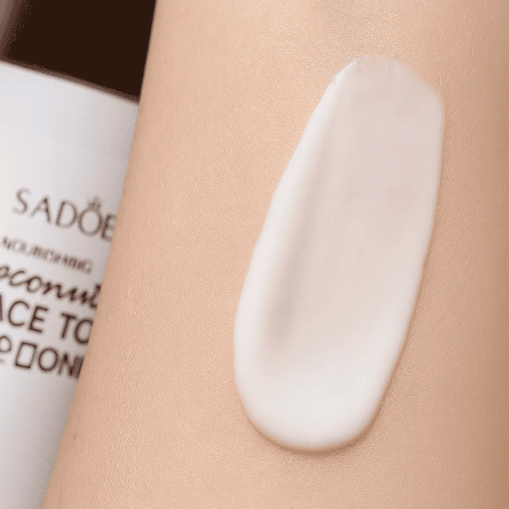Pachet îngrijire față - Toner + Cremă cu Ulei de Cocos - imagine 4