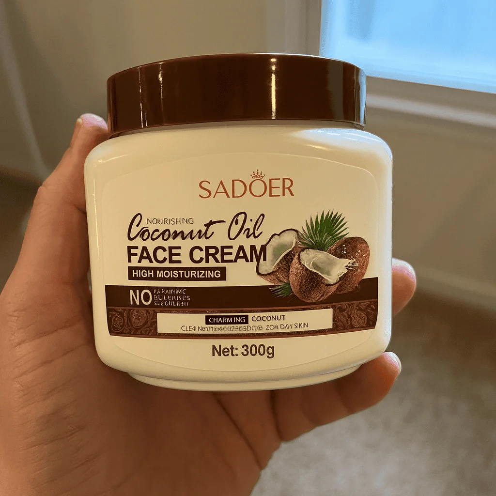 Pachet îngrijire față - Toner + Cremă cu Ulei de Cocos - imagine 6