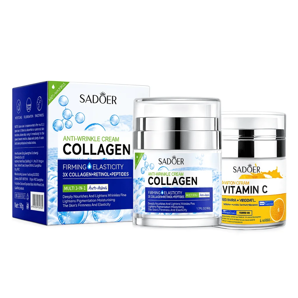 Pachet revitalizare ten - Cremă elasticitate + Cremă Vitamina C