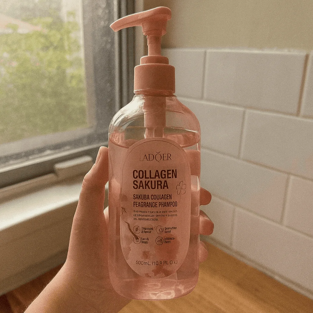 Șampon Collagen Sakura, ADOER, 500 ml - imagine 2