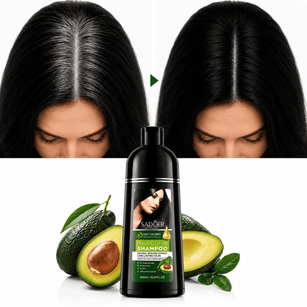 Șampon nuanțator, efect imediat, brunet, SADOER, 400 ml - imagine 2