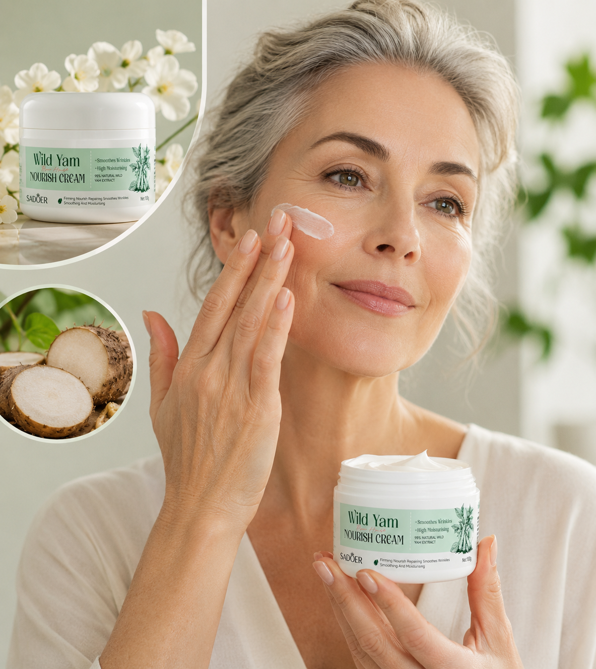 Pachet anti-aging - Cremă elasticitate + Cremă Wil Yam - imagine 6