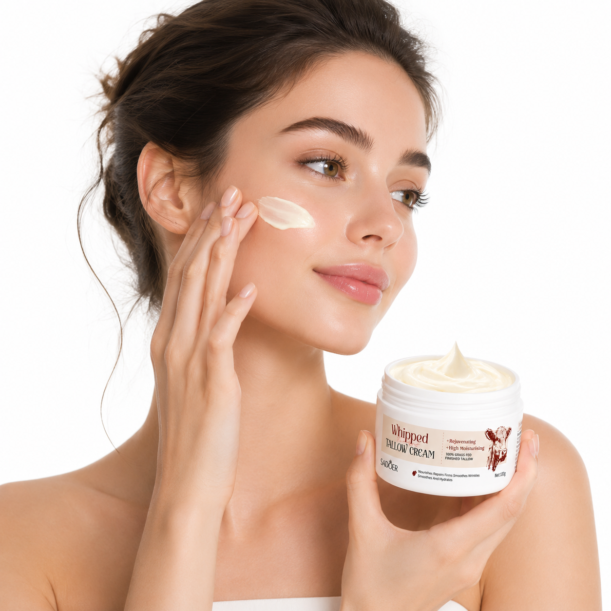 Pachet revitalizare ten - Cremă anti aging + Cremă cu Tallow - imagine 6