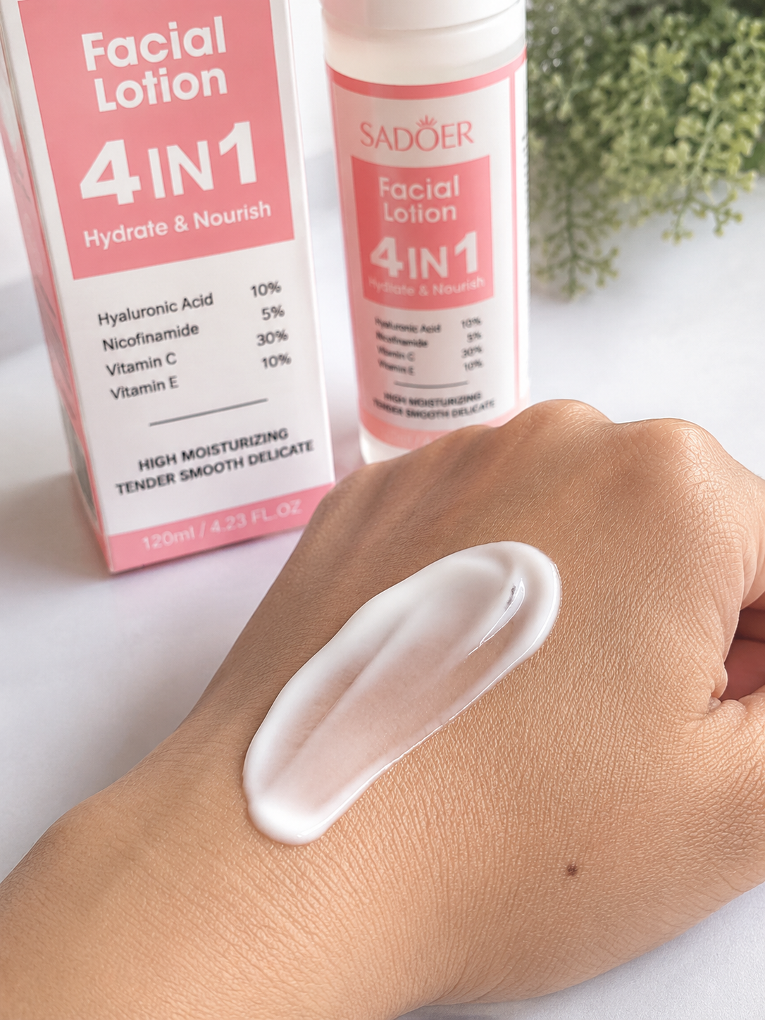Loțiune Facială 4IN1, SADOER, 120 ml - imagine 2