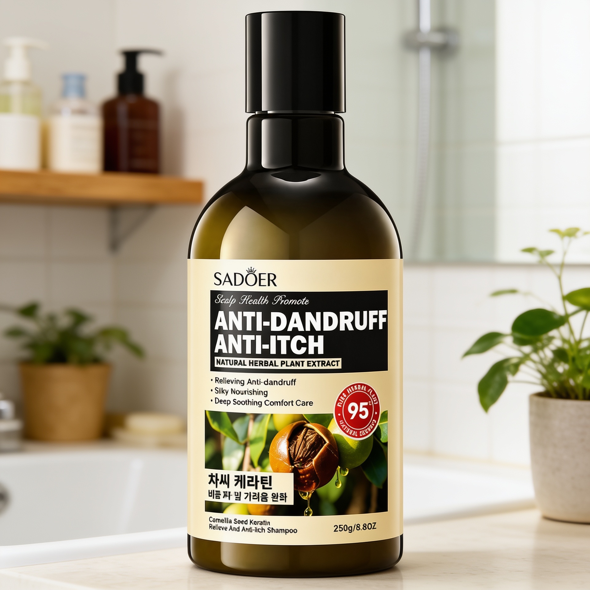 Șampon Anti-Mătreață și Anti-Mâncărime, SADOER, 250 ml - imagine 4