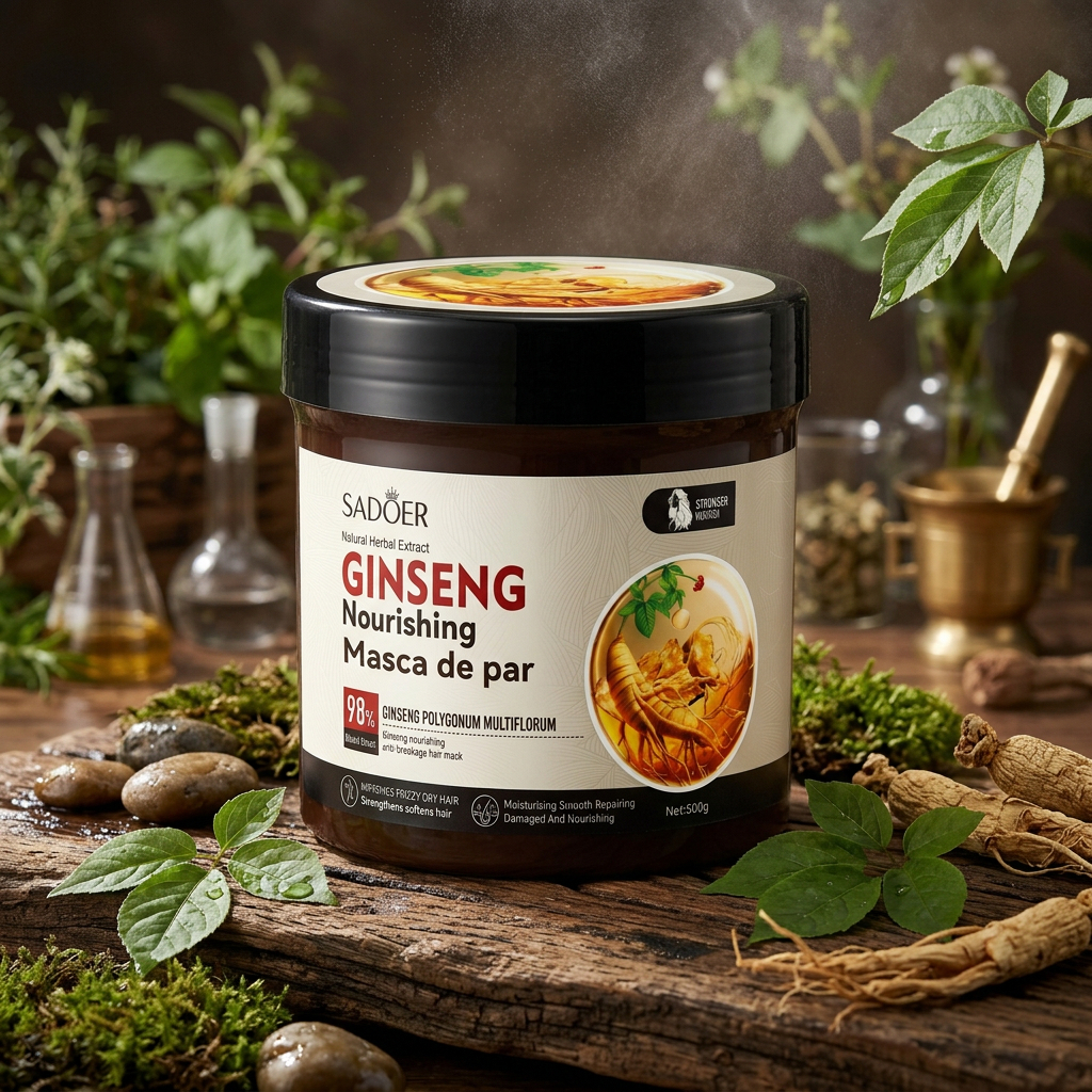 Pachet îngrijire păr - Șampon Collagen Sakura + Mască Ginseng - imagine 9