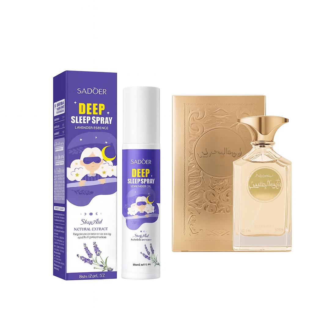 Pachet arome relaxante - Spray Lavandă + Parfum Oriental