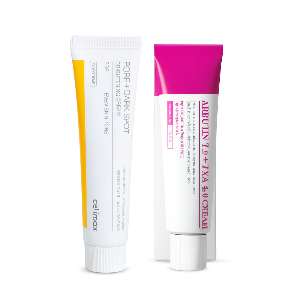 Pachet îngrijire ten - Cremă cu Niacinamide + Cremă cu Arbutin