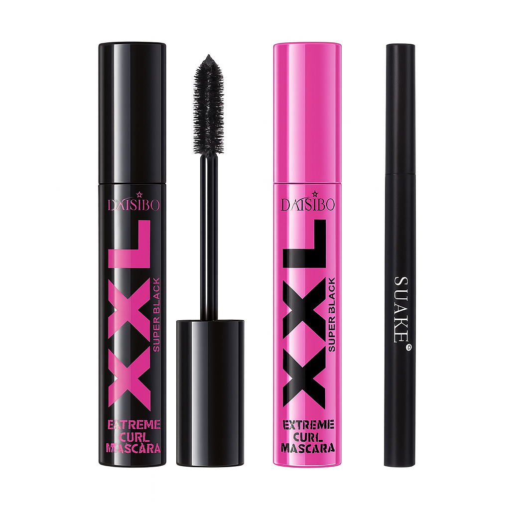 Pachet Privire Seducătoare - Mascara XXL + Eyeliner Lichid