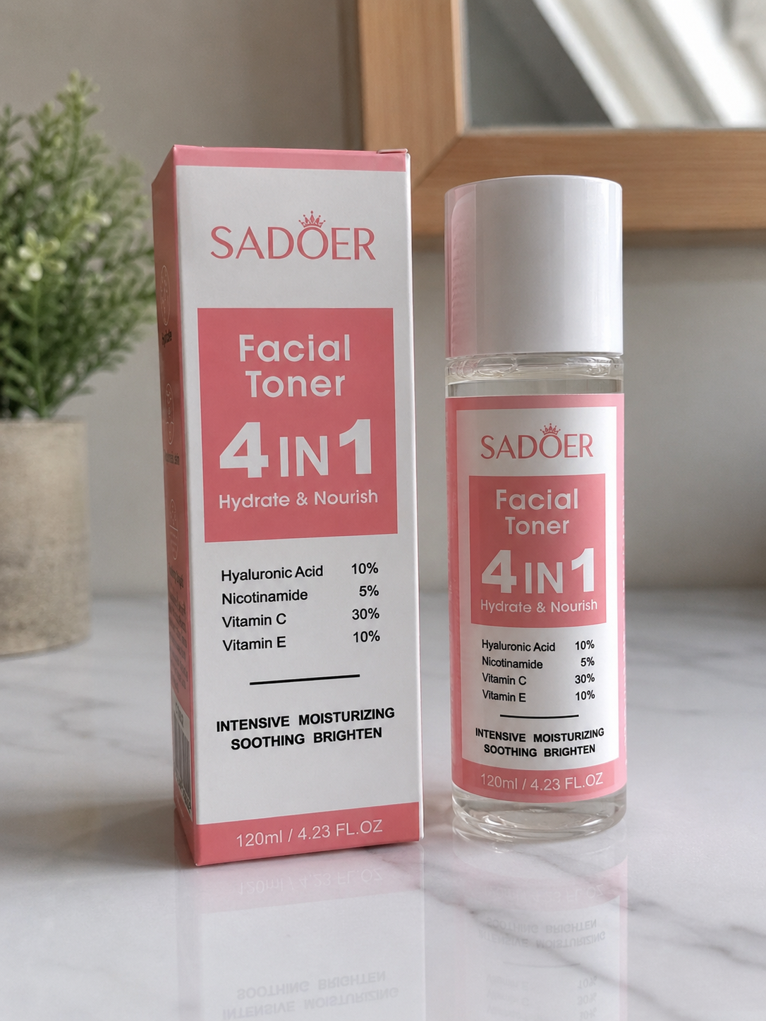 Loțiune Facială 4IN1, SADOER, 120 ml