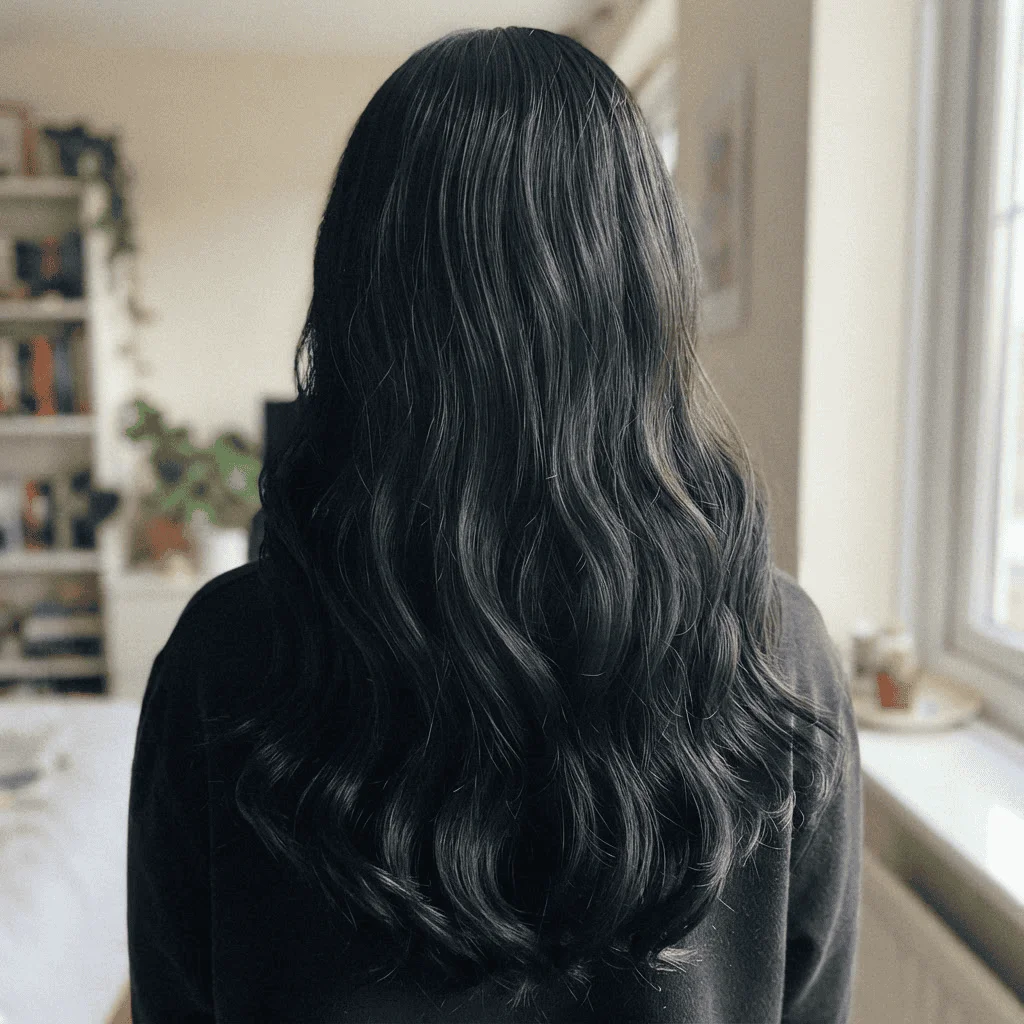 Perucă ondulată lungă, lungime 76 cm - imagine 5