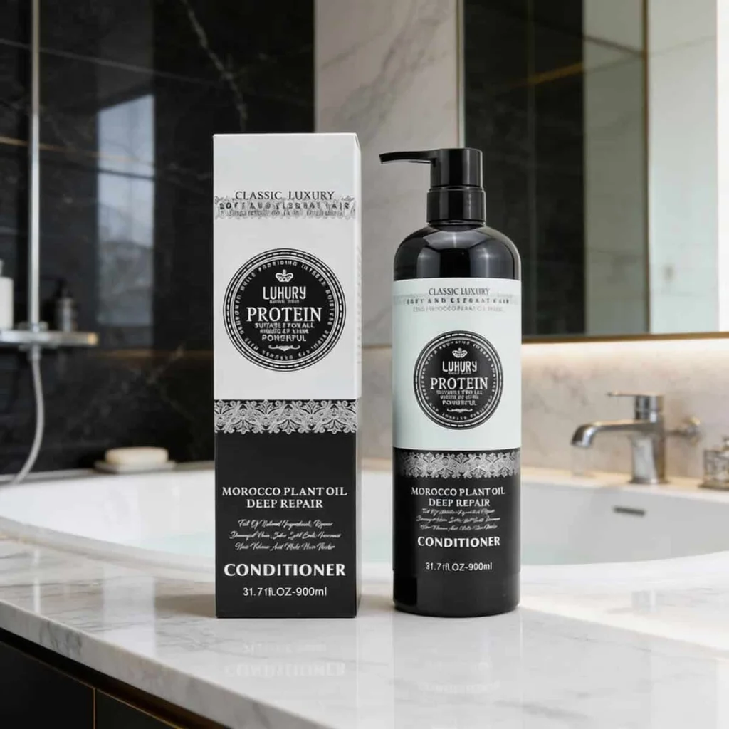 Balsam de păr pentru reparare intensă, Classic Luxury, 900 ml - imagine 3