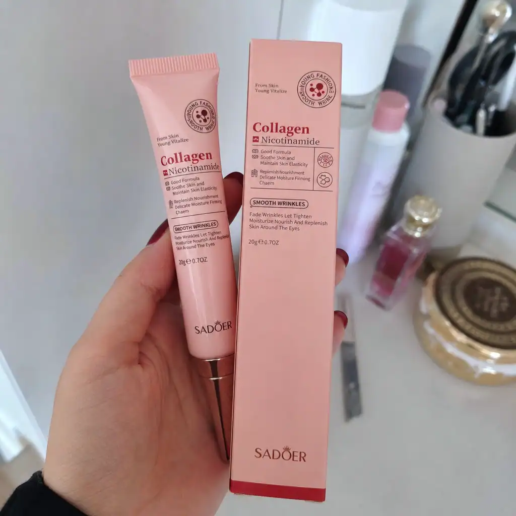 Cremă Antirid cu Colagen și Niacinamidă, SADOER, 20 g - imagine 2