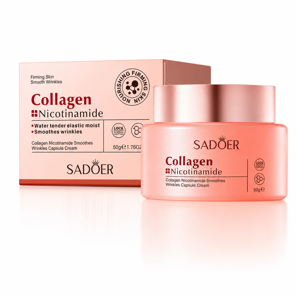 Pachet anti-îmbătrânire - Cremă Colagen + Loțiune Tonică - imagine 2