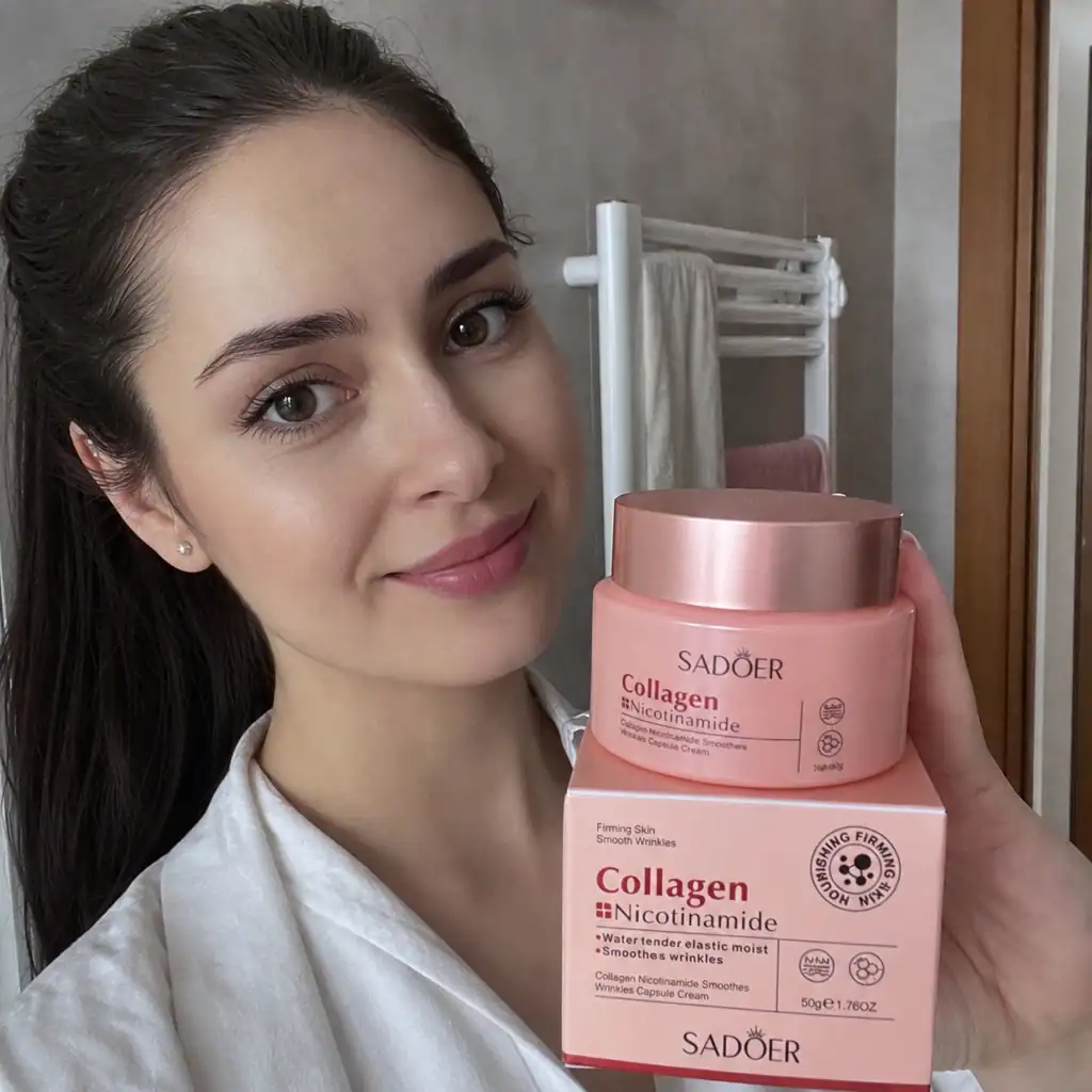 Cremă Colagen Nicotinamidă, SADOER, 50 g - imagine 2