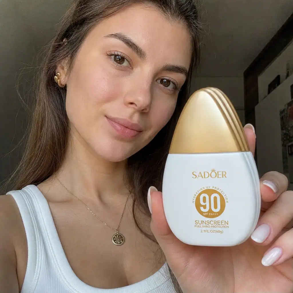 Cremă de protecție solară SPF 90, SADOER, 60 g - imagine 2