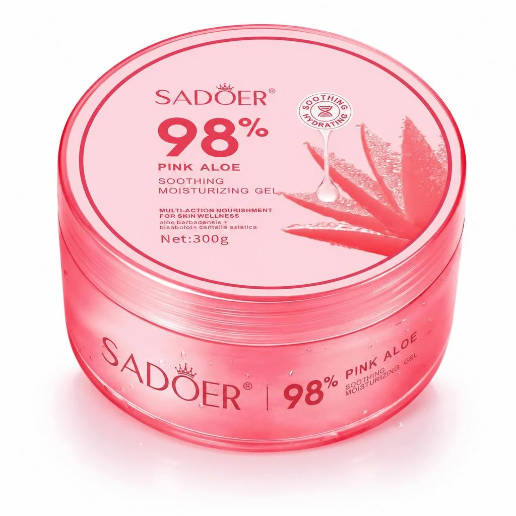 Gel Hidratant Calmante Pink Aloe, SADOER, 300 g