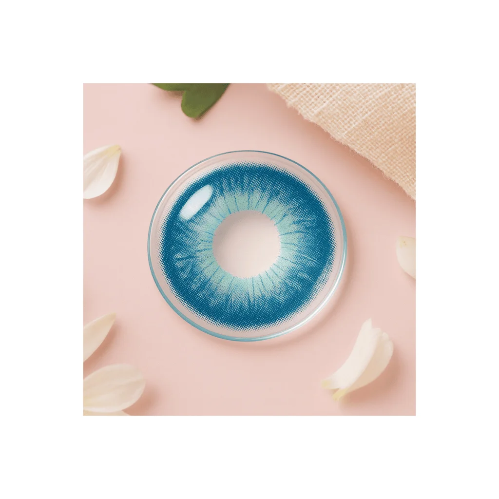 Albastru Laguna – accesoriu cosmetic pentru ochi, 2 buc - imagine 3