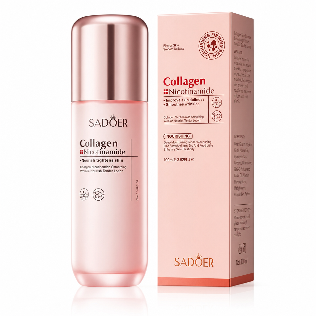 Pachet anti-îmbătrânire - Cremă Colagen + Loțiune Tonică - imagine 4