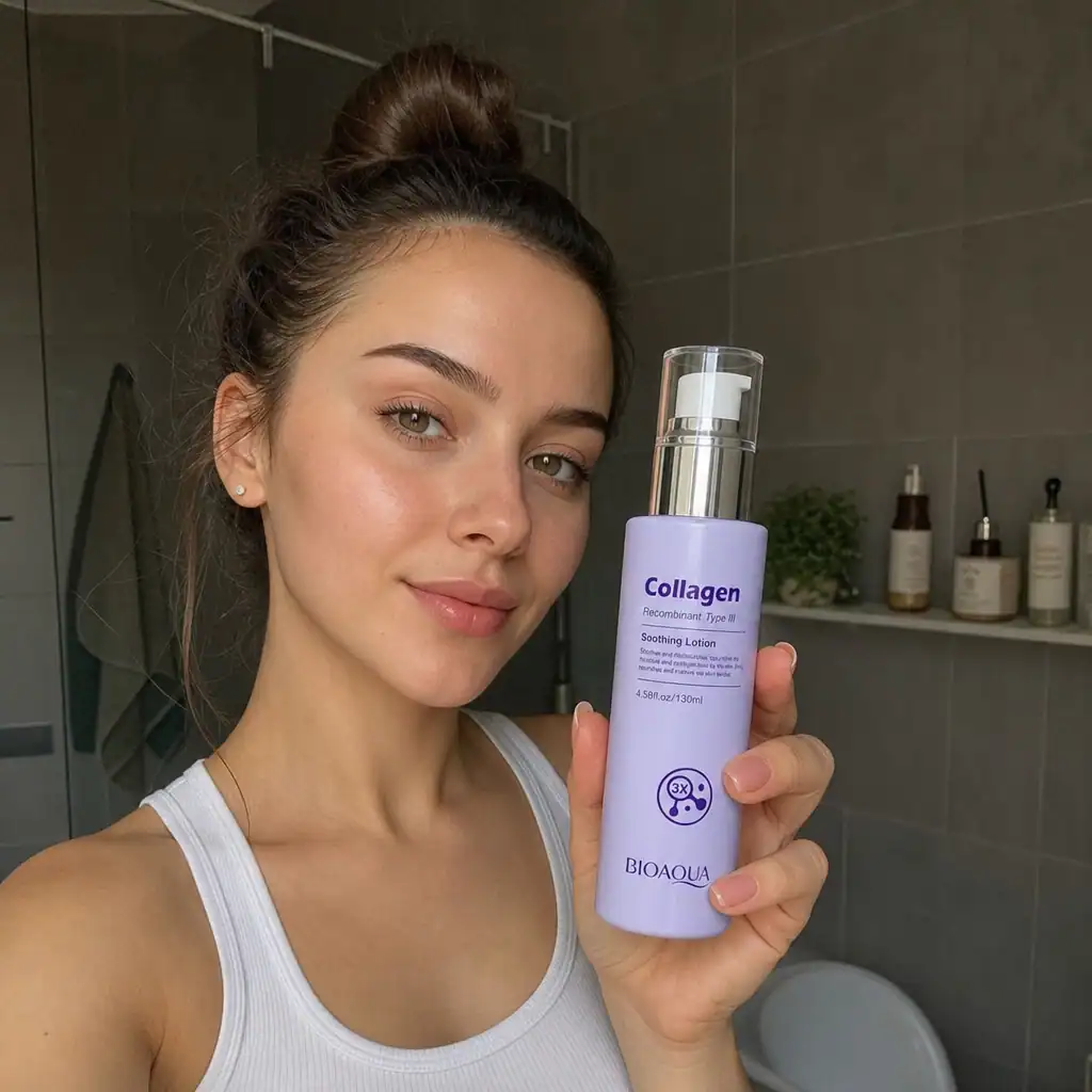 Loțiune calmantă cu colagen, BIOAQUA, 130 ml - imagine 2