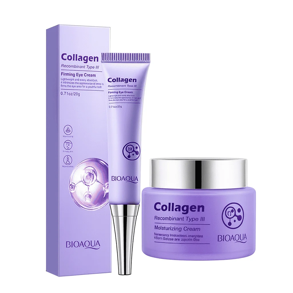 Pachet îngrijire ten - Cremă de ochi + Cremă hidratantă BIOAQUA