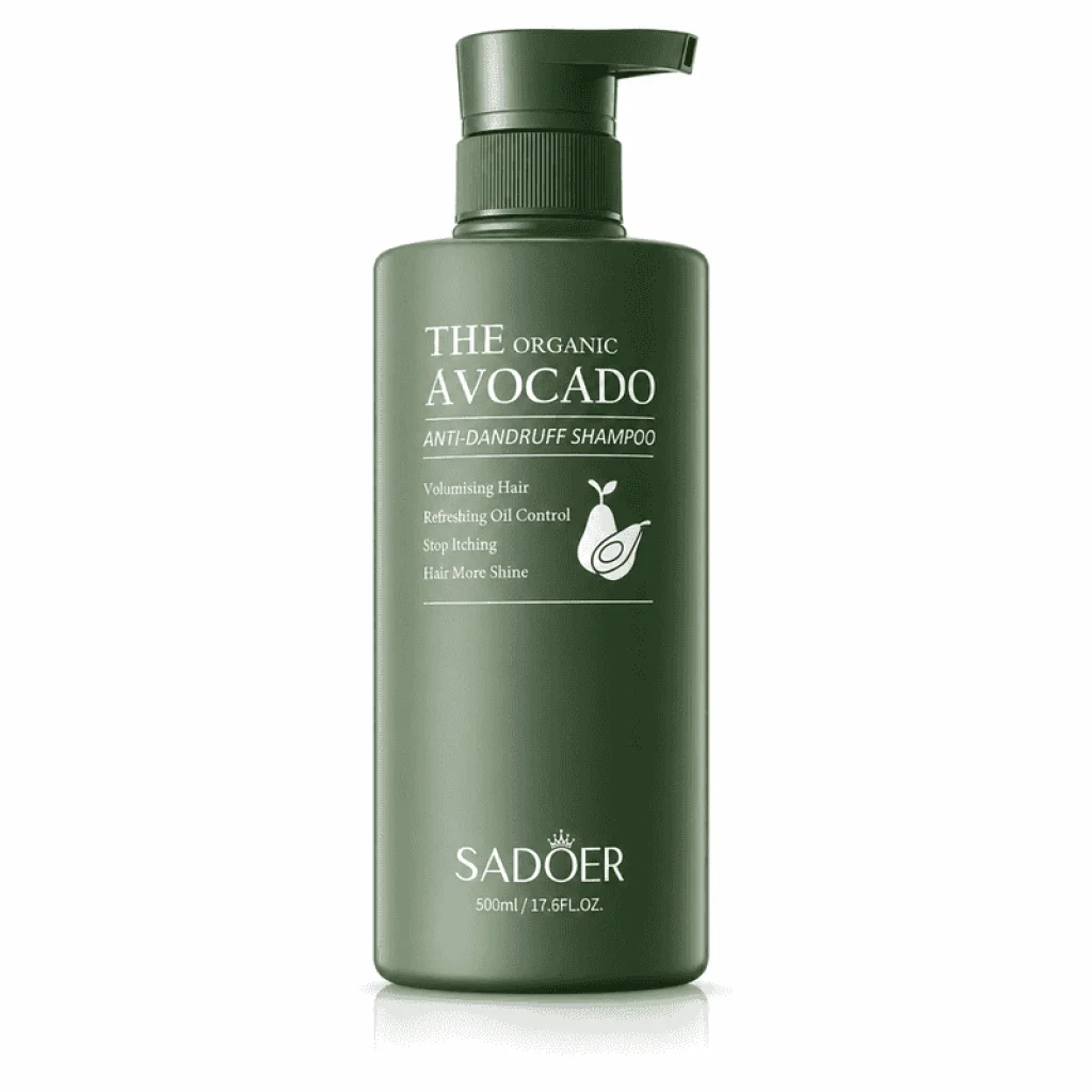 Șampon Anti-Mătreață Avocado Organic, SADOER, 500 ml