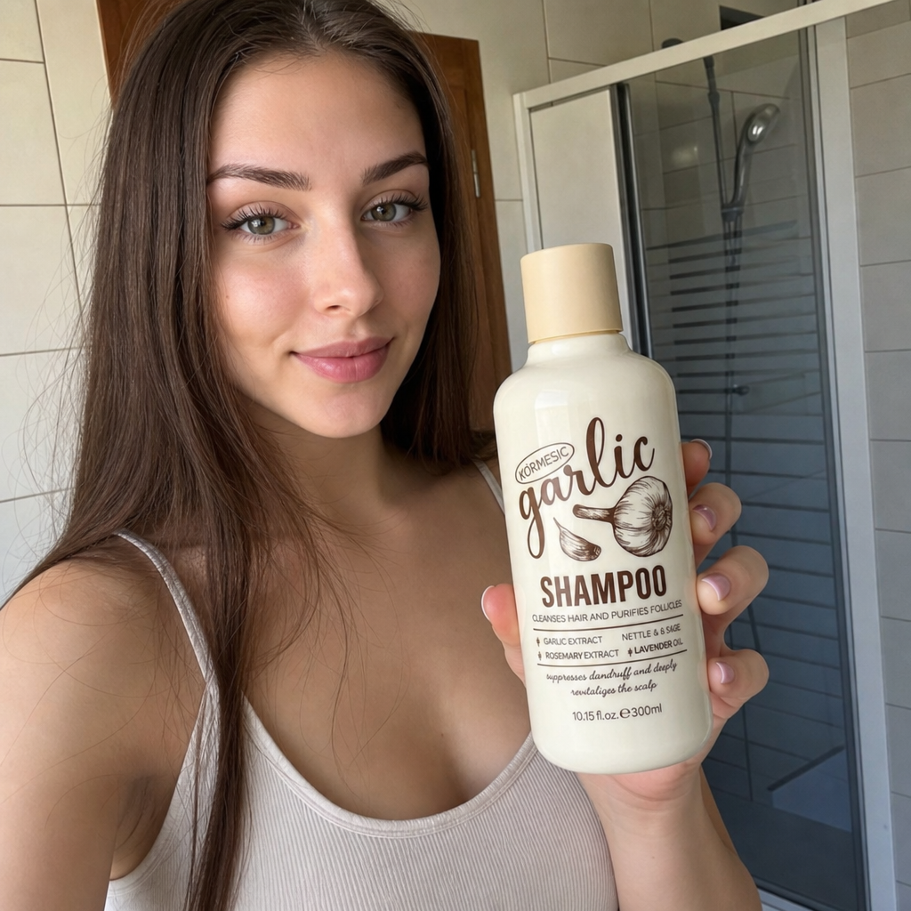 Șampon Usturoi, Kormesic, 300 ml - imagine 2