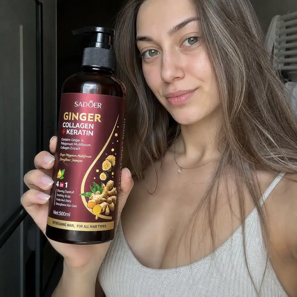 Pachet îngrijire păr - Șampon Ghimbir + Balsam Tea Tree - imagine 3
