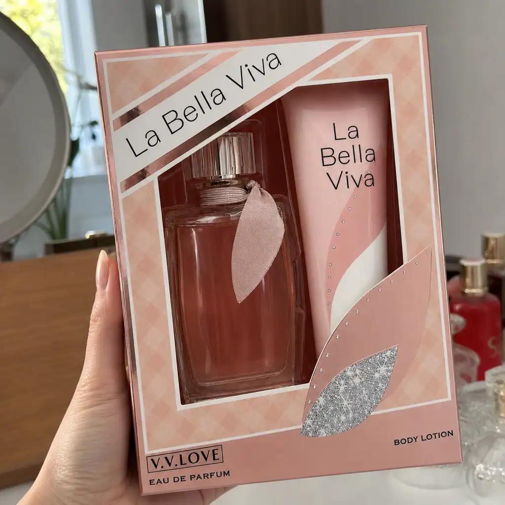 Set Eau de Parfum și Loțiune de Corp, La Bella Viva, 80 ml - imagine 2