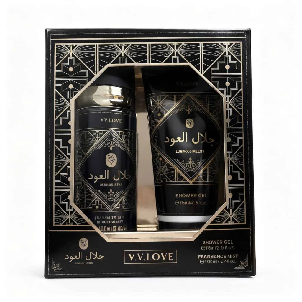 Set body mist și gel de duș, Luminous Melody, V.V. Love - imagine 3
