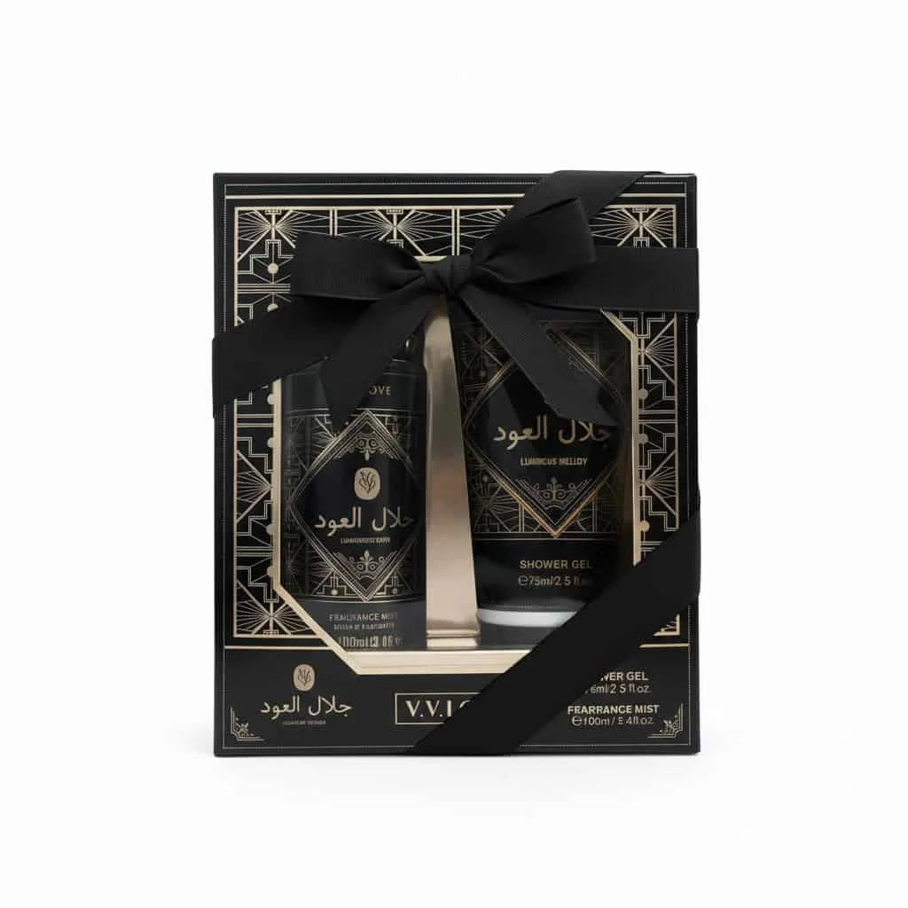 Set body mist și gel de duș, Luminous Melody, V.V. Love