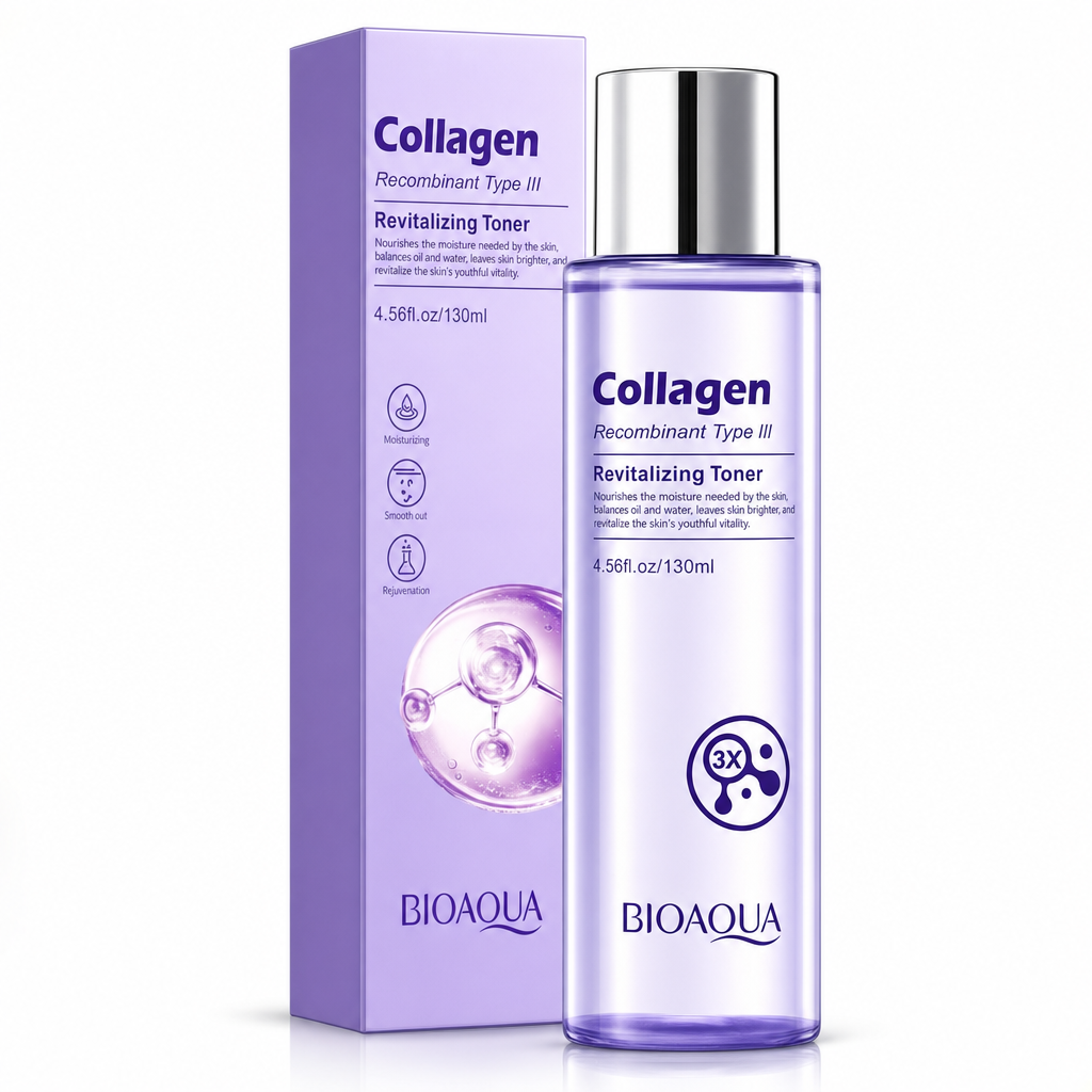Toner Revitalizant cu Colagen, BIOAQUA, 130 ml