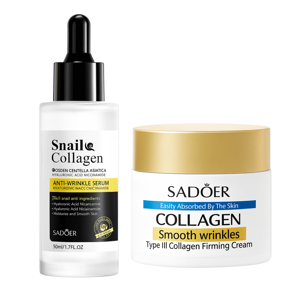 Pachet Anti-Rid - Ser Snail Collagen + Cremă Fermitate