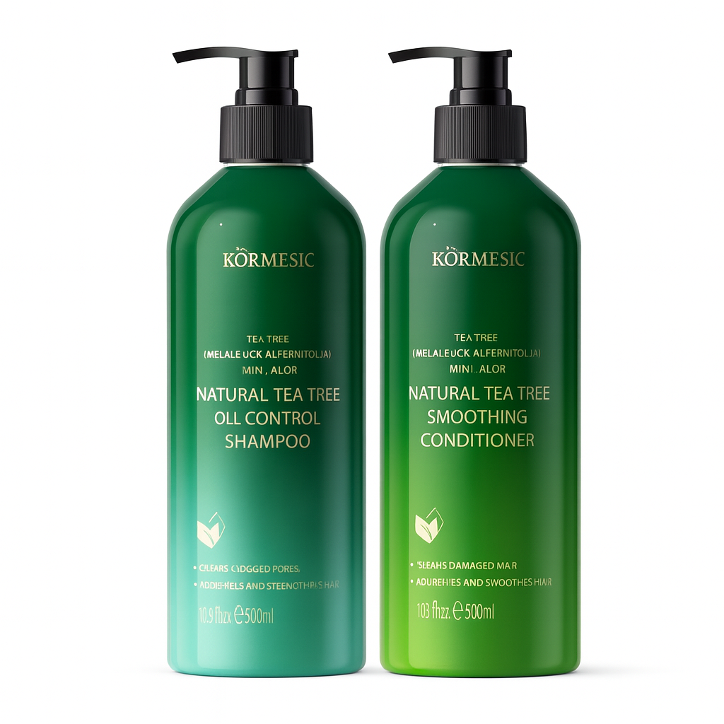 Pachet îngrijire păr - Șampon Tea Tree + Balsam Smoothing