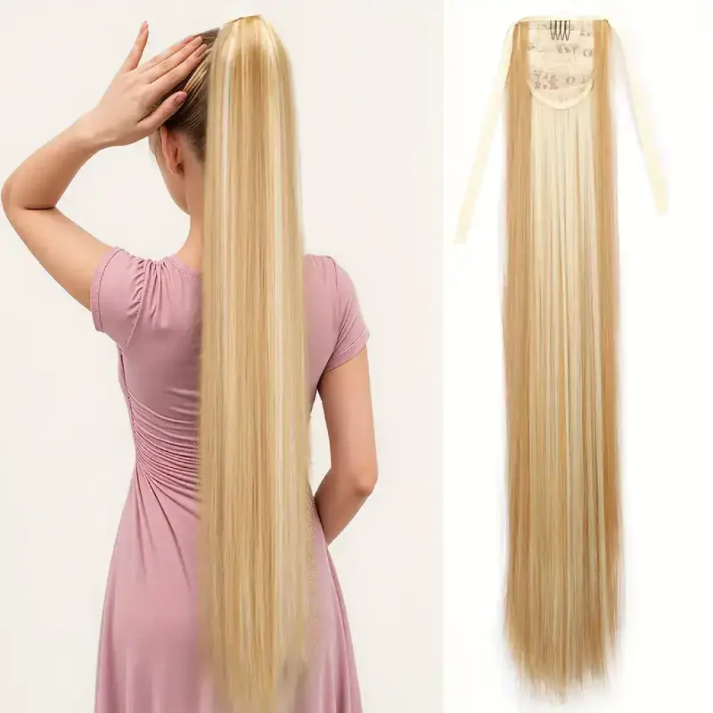 Extensie coada de cal, Belora, 85cm, caramel, dreapta