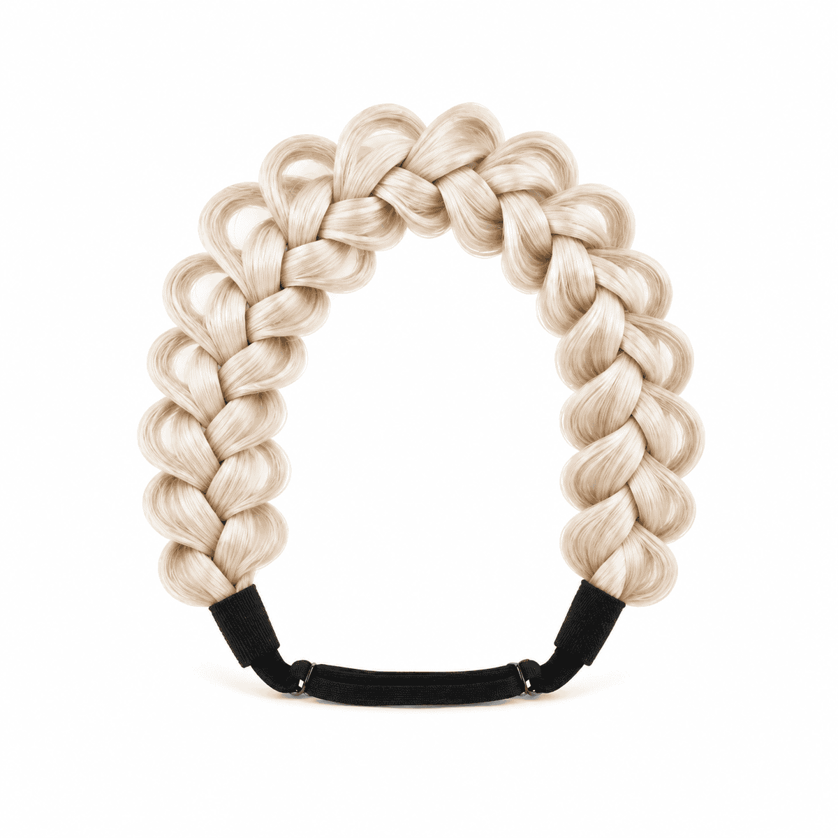 Extensie de păr împletită cu elastic – 6 nuanțe - imagine 3