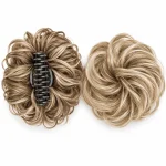 Pachet Coc Instant – coc cu clamă și coc cu elastic - blonde-and-brown