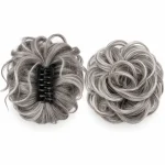 Pachet Coc Instant – coc cu clamă și coc cu elastic - gri